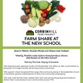 Corbin Hill Farm Share at The New School!